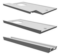 Adattatore Binario Guida per Seghetto Bosch PST 600 900 Makita Stampato 3D