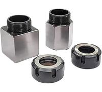 Adattatore blocco mandrino pinza ER-32 blu terra ID abbinato per tornio CNC