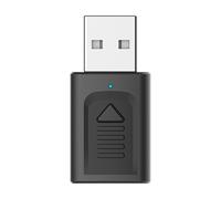 Adattatore Bluetooth 5.0 4 in 1 USB, trasmettitore e ricevitore wireless Bluetooth per musica e audio per TV, adattatore AUX portatile da 3,5 mm