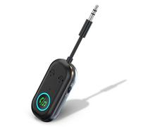 Adattatore Bluetooth 5.3, 2 in 1 Blue-Tooth trasmettitore jack ricevitore, adattatore jack 3,5 mm, supporta due dispositivi per aereo, TV, cuffie, auto e altro ancora
