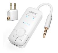 Adattatore Bluetooth 5.3 per aereo, doppia connessione Airfly | Adattatore per cuffie da aereo, supporta APTX bassa latenza, trasmettitore Bluetooth 3,5 mm AUX per TV, viaggi, Airlink