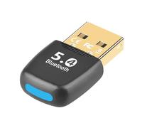 Adattatore Bluetooth 5.4 Adattatore Bluetooth PC, Bluetooth Dongle USB, Bluetooth Stick, Low Latency, con Windows 7/10/8.1/11, per desktop, laptop, auricolari, tastiera, mouse