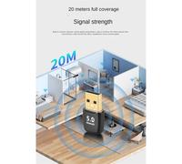 Adattatore Bluetooth 5.4 Adattatore USB per PC Dongle Mouse Wireless Tastiera Ricevitore Audio Musica Trasmettitore