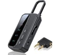 Adattatore Bluetooth 5.4, trasmettitore e ricevitore Bluetooth 2 in 1, AUX 3,5 mm, supporta due dispositivi, trasmettitore per aereo, TV, cuffie, auto, palestra, sistema audio