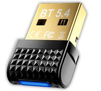 Adattatore Bluetooth 5.4 USB per PC, chiavetta USB Bluetooth 5.4 Dongle EDR per Laptop Desktop Computer, supporta Windows 11/10/8.1/7 (BT5.4-2)