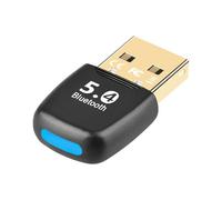 Adattatore Bluetooth 5.4 USB per PC Windows 8.1/10/11, Chiavetta Bluetooth per Laptop, Cuffie, Mouse, Tastiera, Smartphone, Bassa Latenza, Connessione di 7 Dispositivi, Portata 20