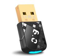 Adattatore Bluetooth 6.0 per PC, USB 6.0 Bluetooth Dongle, ricevitore trasmettitore wireless EDR per laptop, PC, auricolare tastiera mouse stereo, compatibile con Windows 11/10/8.1/7