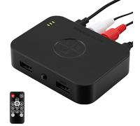 Adattatore Bluetooth 6.0 stereo, ricevitore audio Bluetooth Aux compatibile con altoparlante, amplificatore e autoradio AVRC/A2DP/HFP