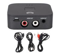 Adattatore Bluetooth AUX per Auto, Ricevitore RCA V5.0 con Jack AUX da 3,5 Mm, Adattatore Musicale Wireless con Funzione NFC per Auto, TV, Computer, Altoparlante