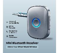 Adattatore Bluetooth mini universale; con microfono HD integrato, si connette senza fili a auto/TV/altoparlanti, consente chiamate chiare, musica e navigazione, plug and play; accessori per auto; forn