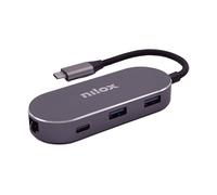ADATTATORE BLUETOOTH NILOX Docking station mini HDMI 3 USB PD Ethernet, USB-C, 4.0