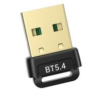 Adattatore Bluetooth PC - 5.4 Bluetooth USB, Binamao bluetooth Dongle USB, Chiavetta Bluetooths Adattatori, Low Latency, Plug & Play, con Windows 11/10/8.1/7, per Desktop, Laptop, Auricolari, Tastiera