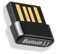Adattatore Bluetooth PC, chiavetta USB Bluetooth 5.3 Dongle EDR per PC, Desktop, Laptop Compatibile con Windows 11/10/8.1/7