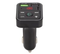 Adattatore Bluetooth per radio FM per auto, lettore musicale wireless con funzione vivavoce, memoria tracce e basso consumo energetico per iPhone,