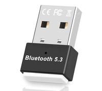 Adattatore Bluetooth USB 5.3, Chiavetta Bluetooth per PC, Dongle Bluetooth EDR USB per desktop, laptop, PC, cuffie, tastiera, mouse, Bluetooth Stereo, con Windows 11/10/8.1/7
