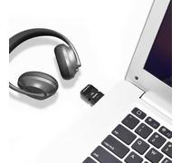 Adattatore Bluetooth USB+Type-C | Trasmettitore audio Bluetooth 2 pezzi ABS nero 38 × 16,5 mm, 12 g. Confezione: 2 trasmettitori audio Bluetooth