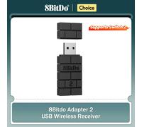 Adattatore Bluetooth wireless USB 8BitDo 2 ricevitori per Nintendo Switch 1, 2 controller PS1 Raspberry Pi Mini PS4 per maniglia PS5