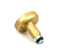 Adattatore BRC corto DISH 10mm , ottone con raccordo in acciaio