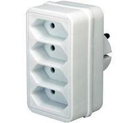 Adattatore Brennenstuhl Euro 4, bianco NEW