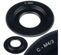 Adattatore C-Mount - Micro 4/3 C M4/3 per fotocamere Olympus / Panasonic