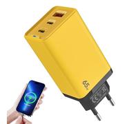 Adattatore CA Convertitore USB C | Blocco USB Multiporta con Indicatore LED - Telefono per Ufficio Auto Comodino Esterno Giochi Famiglia e Amici