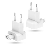 Adattatore CA per iPhone, Convertitore Caricatore da Viaggio per iPhone, Adattatore da Viaggio per iPhone, Caricabatterie per iPhone 2 Pezzi Spina a Testa d'Anatra USA