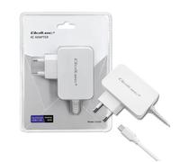 Adattatore CA Qoltec 65 W | 5-20,3 V | 2-3,25 A | USB tipo C | PD | Laptop | Sma