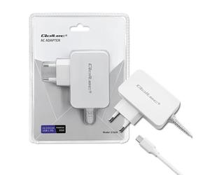 Adattatore CA Qoltec 65 W | 5-20,3 V | 2-3,25 A | USB tipo C | PD | Laptop | Sma