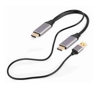 Adattatore CableXpert Active 4K da HDMI a DisplayPort, nero - A-HDMIM-DPM-01 NEW