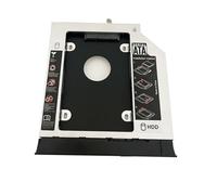 Adattatore Caddy per disco rigido HDD SSD per Lenovo Ideapad 300-15IBR con piastra frontale e supporto in metallo