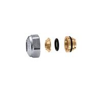 Adattatore Caleffi per tubi di rame Ø 14 mm Ottone cromato