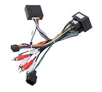 Adattatore CAN BUS, Cablaggio Radio Stereo con Connettore ISO 16 Pin, Ripristino Comandi al Volante, Compatibile con Chevrolet Cruze TRAX Malibu Fiat Citroen Peugeot Toyota,