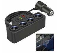 Adattatore Caricabatteria Auto 12V 24V USB 4 Porte 31A Compatibile per Auto e SU