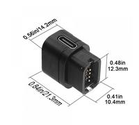 Adattatore caricabatterie portatile Di2 da 4 pin a Type-C per EW-EC300 R9270 9250 8170 7170 12Speed Di2 ElectricBlack SZRH AX