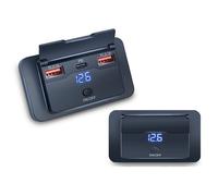 Adattatore Caricabatterie USB 12V 24V per Auto Barche e Camper con Coperchio Ant