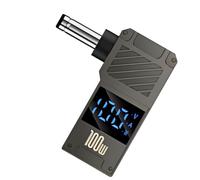 Adattatore caricatore portatile 100W ricarica rapida, display digitale | Adattatore di ricarica da Tipo C a DC per la maggior parte dei laptop, dispositivi con porta di tipo C e altri dispositivi