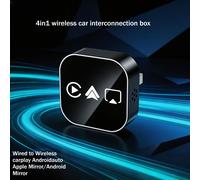 Adattatore Carplay 4in1 2026 Nuovo Aggiornamento Wireless Android Auto Mirror Link Smart MiNi AI Box USB Plug and Play Connessione Automatica WiFi