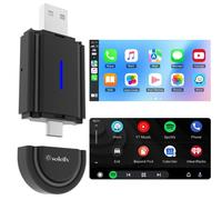 Adattatore Carplay Android Auto 2 in 1 sistema multimediale auto Wireless