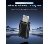 Adattatore CarPlay Android Auto Wireless Plug And Play, WiFi Veloce Universale