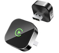 Adattatore CarPlay wireless 2025 per Apple, aggiornamento da cablato a wireless, USB-C/Type-C, Plug and Play, connessione stabile senza ritardi CarPlay per iPhone, con app Web e aggiornamenti OTA