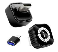 Adattatore CarPlay wireless 4 in 1 e adattatore Android per auto senza fili | Compatibile con AirPlay e MirrorLink per la duplicazione dello schermo, dongle CarPlay veloce 5,8 GHz per auto equipaggiate