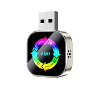 Adattatore Carplay Wireless 4 In 1 per Android Auto/Airplay/Mirror Link/Carplay USB Dongle AI Box per Auto con CarPlay Cablato A