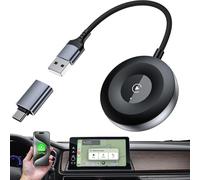 Adattatore CarPlay Wireless Cavo Carplay per iPhone 17 16e 15 per iOS,Conversione da CarPlay cablata a wireless,Adatto per Auto 2015+ con funzione carplay,Carplay Wireless Dongle,per iPhone iOS 10+