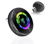 Adattatore CarPlay Wireless Circolare per iPhone,Converte Connessione Cablata di Fabbrica in Wireless per Auto dal 2016 e iOS 10+ Plug and Play, Nessuna Latenza