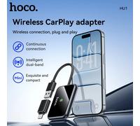 Adattatore CarPlay wireless HOCO cablato in conversione wireless Connessione automatica Sistemi intelligenti per auto Porta USB A USB C Riproduzione in auto Nessun ritardo
