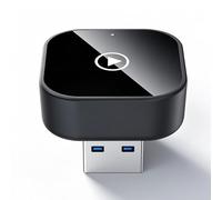Adattatore CarPlay Wireless per Audi Q3 2011 2012 2013 2014 2015 2016 2017 2018,Converte il Cavo Wireless Plug Play Mini Stabile Connessione Automatica USB-C/Type-C Compatibile Telefoni Android iOS