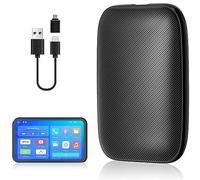 Adattatore CarPlay wireless per autoradio Bulit in Netflix YouTube, conversione cablata in wireless Apple CarPlay e supporto Android Auto TF Card Multimedia, per auto CarPlay cablate in fabbrica