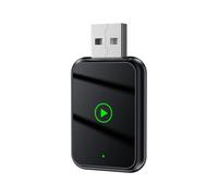 Adattatore Carplay Wireless Per Dacia Duster 2018-2025, 2 in 1 Wireless CarPlay, Dongle Converte Cablato Wireless Stabile, Facile da Usare,Black