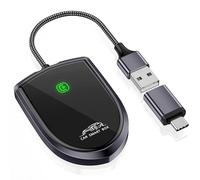 Adattatore Carplay Wireless per iPhone, Adattatore Carplay Plug and Play per Auto, Conversione da Cablato a Wireless, Compatibile Solo con Apple e Auto dal 2016 in poi