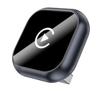 Adattatore Carplay Wireless per Tesla Model 3 Model X Model Y Model S, 2-in-1 Wireless CarPlay Dongle Converte Cablato a Wireless, Stabile e Facile da Usare,D-Grey